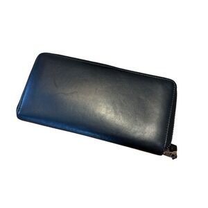 Comme des Garçons Black Leather Long Wallet Made in Spain